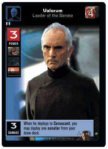Valorum, Leader of the Senate