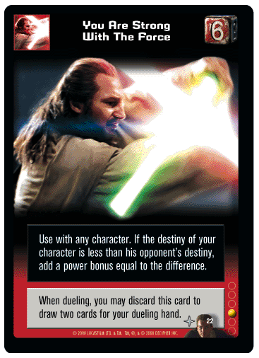 You Are Strong With The Force