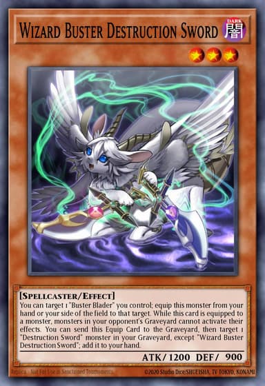 Wizard Buster Destruction Sword