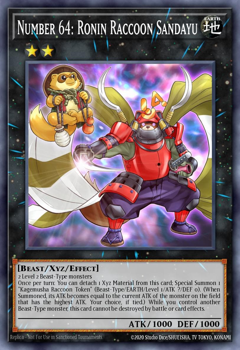 Number 64: Ronin Raccoon Sandayu