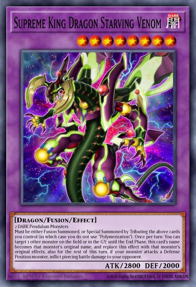 Supreme King Dragon Starving Venom