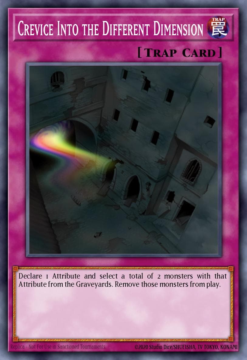 Crevice Into the Different Dimension