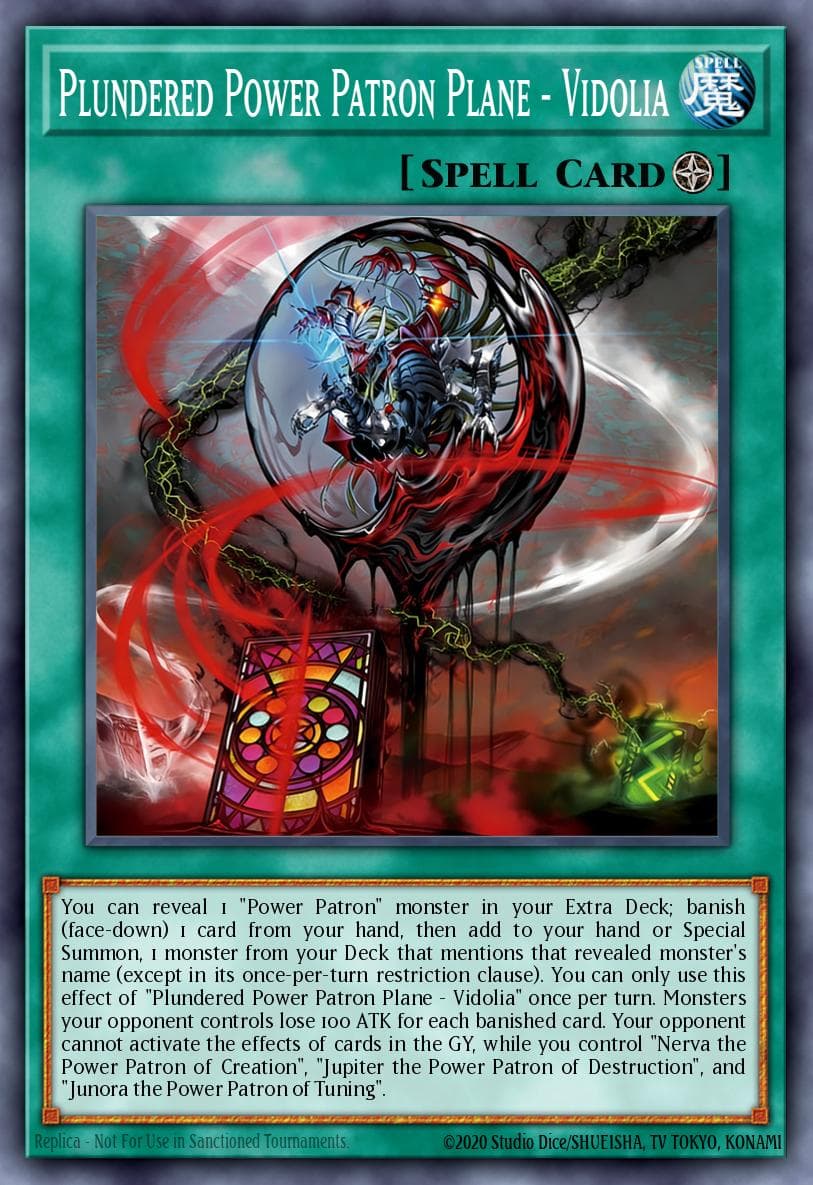 Plundered Power Patron Plane - Vidolia