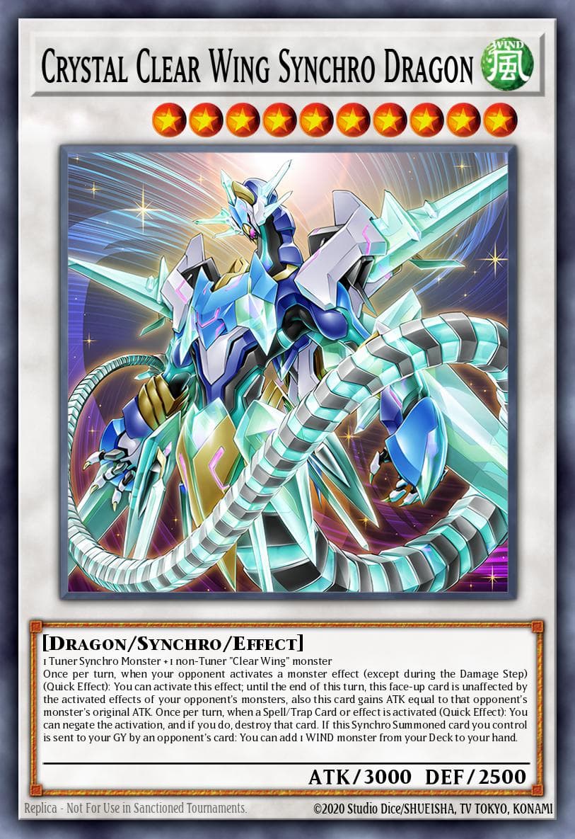 Crystal Clear Wing Synchro Dragon