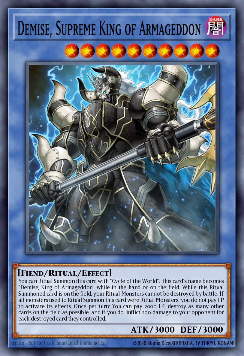 Demise, Supreme King of Armageddon