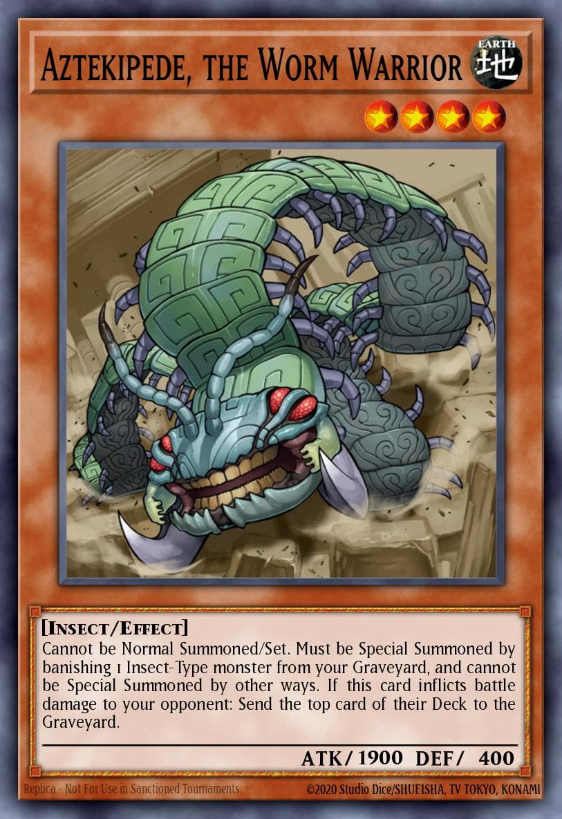 Aztekipede, the Worm Warrior