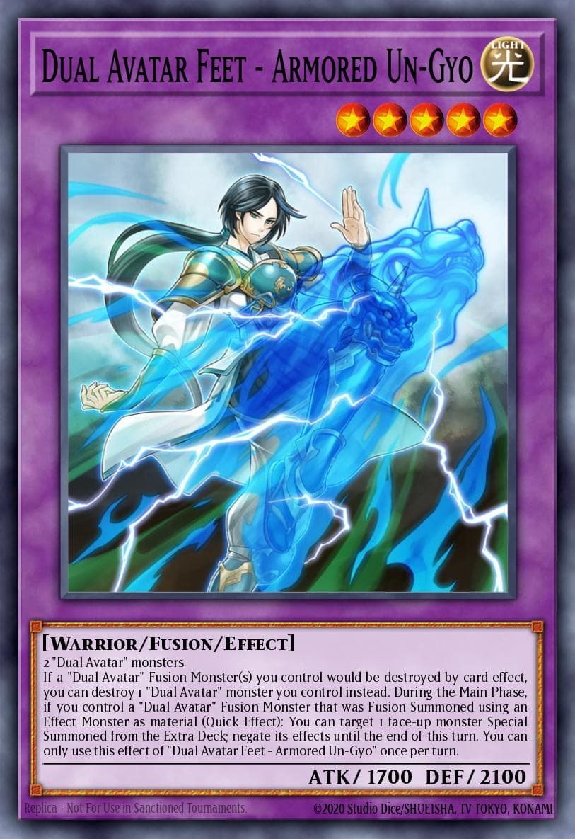 Dual Avatar Feet - Armored Un-Gyo