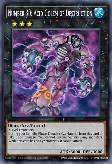 Number 30: Acid Golem of Destruction
