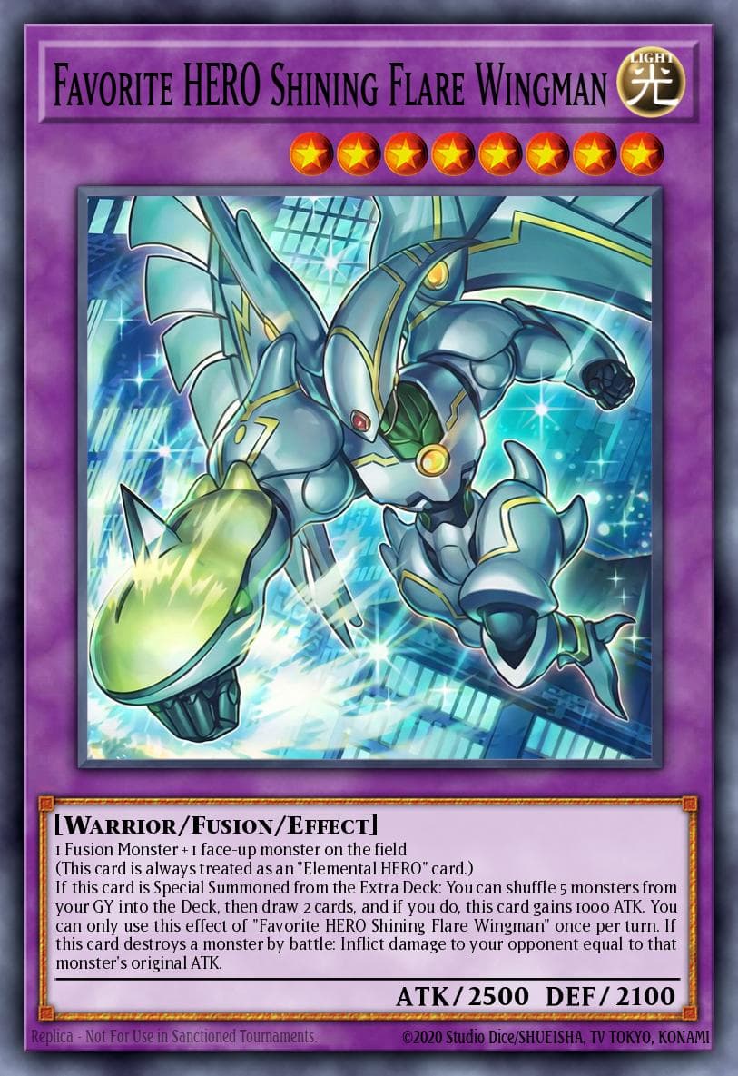 Favorite HERO Shining Flare Wingman