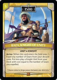 Raza, Knight of Unity