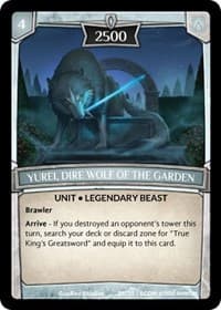 Yurei, Dire Wolf of the Garden