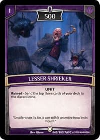 Lesser Shrieker