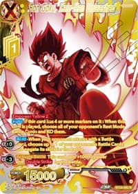 Son Goku, Kaio-Ken Unleashed (Collector Booster Gold)