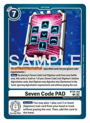 Seven Code PAD