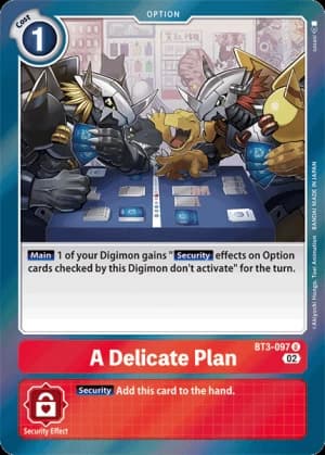 A Delicate Plan