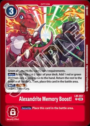 Alexandrite Memory Boost!