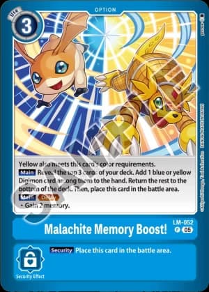 Malachite Memory Boost!