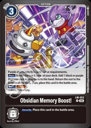 Obsidian Memory Boost!