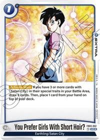 You Prefer Girls With Short Hair? (Tournament Pack 03)