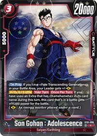 Son Gohan : Adolescence - ST01-009 (Dragon Ball Pattern)