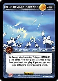 Blue Upward Barrage