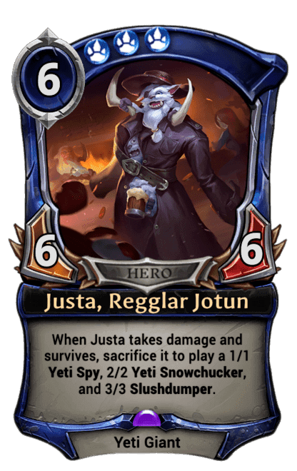 Justa, Regglar Jotun