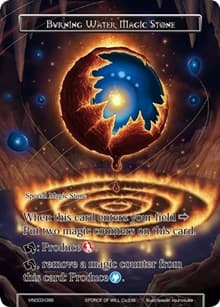 Burning Water Magic Stone