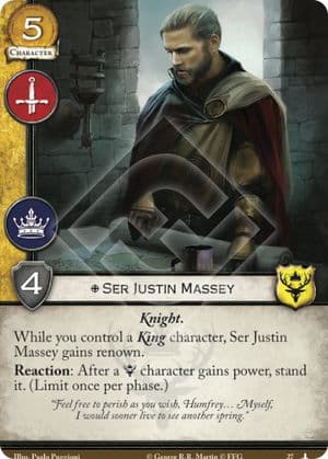 Ser Justin Massey