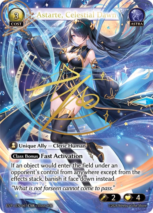 Astarte, Celestial Dawn