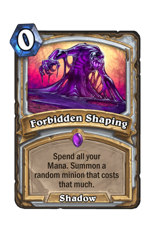 Forbidden Shaping