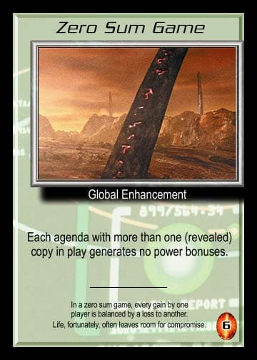 Zero Sum Game