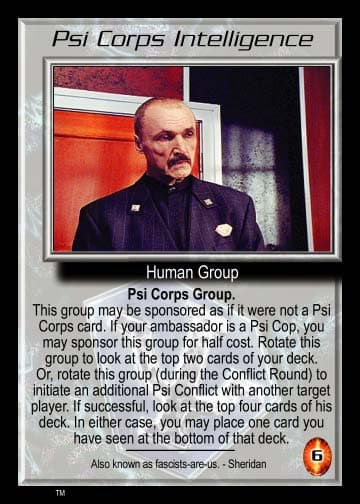 Psi Corps Intelligence