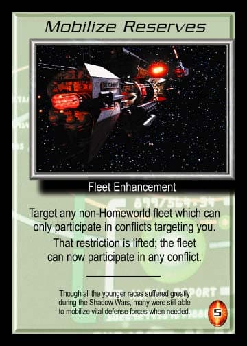 Mobilize Reserves