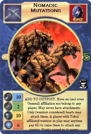 Nomadic Mutations
