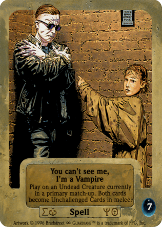 You Can't See Me, I'm a Vampire