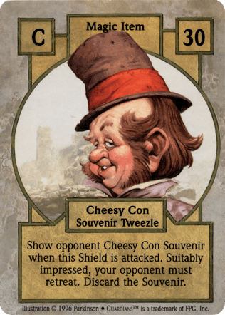 Cheesy Con Souvenir Tweezle