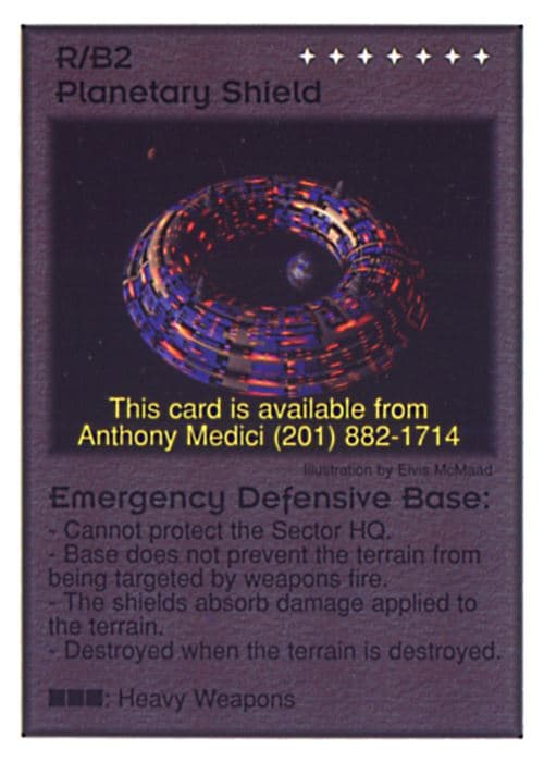 B2 Planetary Shield - Emergency Defensive Base (Pro5)
