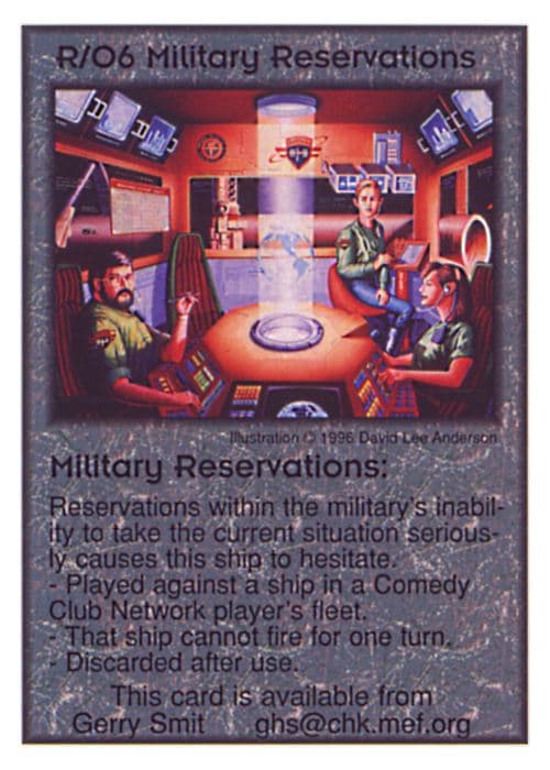 O6 Military Reservations (Pro5)