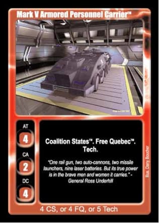 Mark V Armored Personnel Carrier