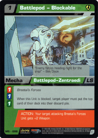 Battlepod - Blockable