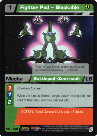 Fighter Pod - Blockable