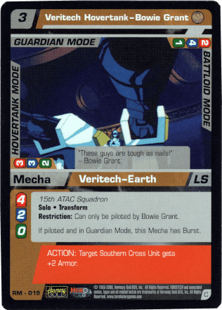 Veritech Hovertank - Bowie Grant