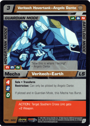 Veritech Hovertank - Angelo Dante