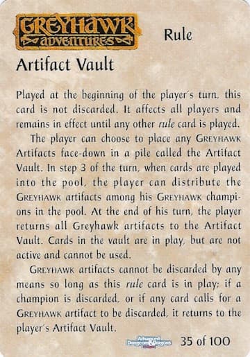Artifact Vault
