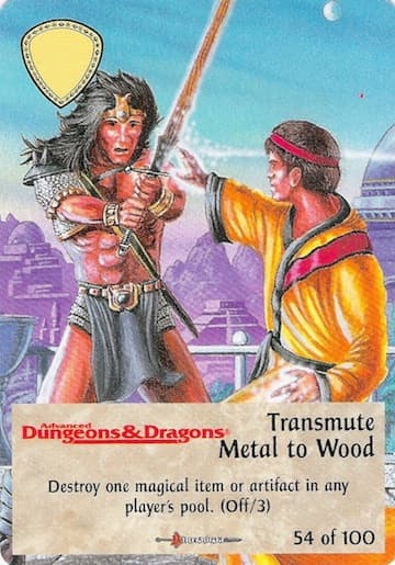Transmute Metal to Wood