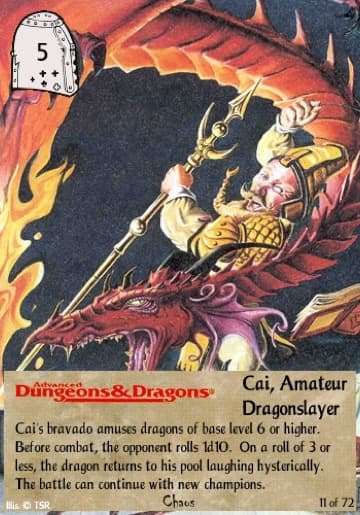 Cai, Amateur Dragonslayer