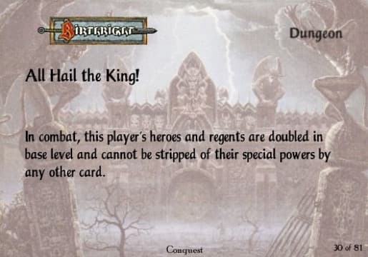 All Hail the King!
