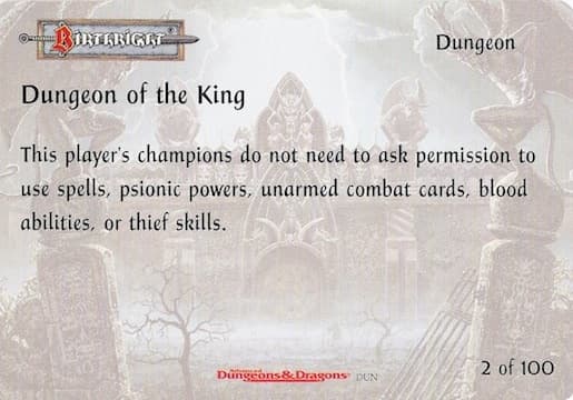 Dungeon of the King