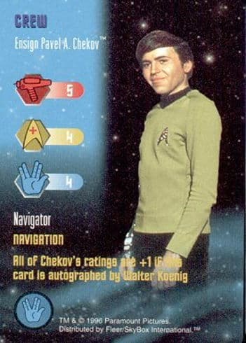 Ensign Pavel A. Chekov*
