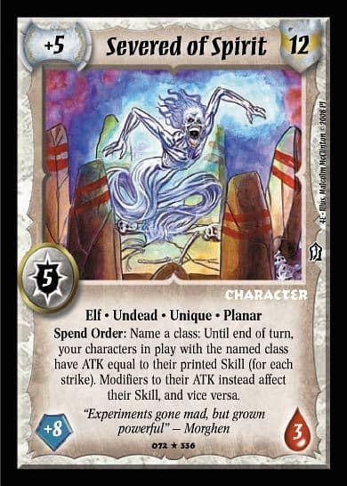 Severed of Spirit